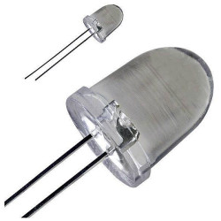 TRU COMPONENTS 1556866 LED wired White Circular 10 mm 80000 mcd 20&#xB0; 30 mA 3.6V