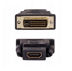 Adapter DVI do HDMI: gniazdo HDMI - wtyk DVI