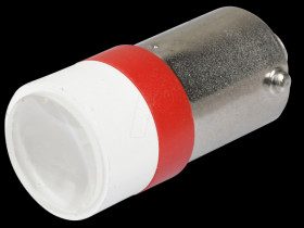 MELB2202 LED spot light, BA9s, red, 12 V, 10000 mcd, Ø10 mm, 15°