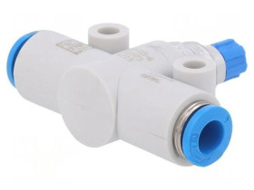 Zawór dławiący 0-10bar kauczuk NBR 430l/min Øwyj 6mm 193973