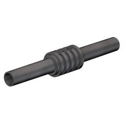 Złączka bananowa, rodzaj: Żeński, wtyk: 4mm, gniazdo: 4mm, 32A, Czarny, 600V