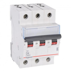 Wyłącznik nadprądowy 3P D 4A 6kA AC S303 TX3 403750