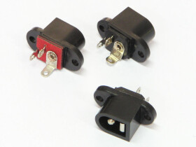 Gniazdo DC 2.5/5.5 panelowe