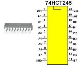 Układ cyfrowy 74HCT245