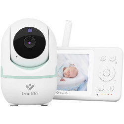 Truelife TLVMMNCR4NNWA Nanny Cam R4 Baby Monitor 360&#xB0; View 3.2&quot; LCD VOX