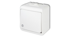 Junior Przycisk /Światło/ Podświetlany Biały Whe-5L