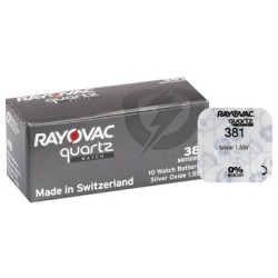 bateria srebrowa mini Rayovac 381 / SR1120SW / SR55