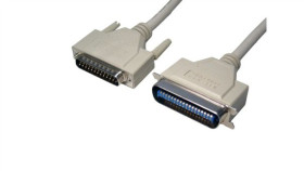 Kabel Równoległy, 3M, Drukarka, Szary, Aluminium/Mylar