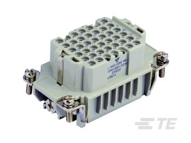 Wkładka złącza dużej mocy 42-pinowe TE Connectivity 10A 42P+E Żeński Połączenie zagniatane Montaż na panelu