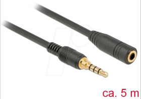 85635 Jack Extension Cable 3.5 mm 5 m