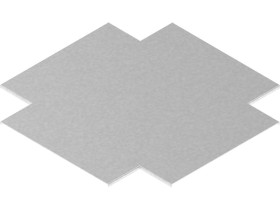 Pokrywa czwórnika kanału PCZKN175 grubość blachy 1,0mm 500617 BAKS