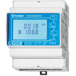Electric meter, LCD display, (L x W x H) 59.6 x 71.9 x 99.4 mm, 7E8584000310