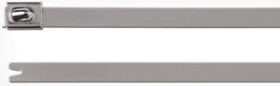 Cable tie, stainless steel, (L x W) 685 x 7.9 mm, bundle-Ø 12 to 203 mm, silver, -80 to 538 °C, 111-94279
