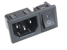 Gniazdo AC IEC z wyłącznikiem