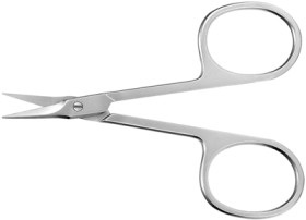 Precision scissors, L 90 mm, 15 g, stainless steel, 361S