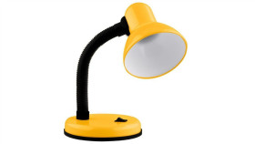 Lampka Biurkowa Stołowa Regulowana Szkolna Nocna E27 Żółta