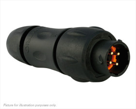 Złącze 4-pinowe Żeński Souriau Sunbank by Eaton Męski Montaż na kablu rozmiar 10