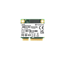 Dysk SSD MSM362M, 16 GB, SATA III 6 Gb/S, wewnętrzny Tak, Transcend MLC Nie -40 → +85°C