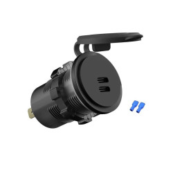 Ładowarka - zasilacz 5V/3A samochodowy montażowy 12-24V / USB-C Pd3.0 / LxG552