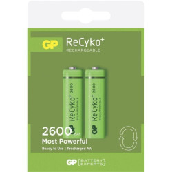 Akum. R6 2600mAh Ni-MH ReCyko+GP R6/2700 Zielone AA