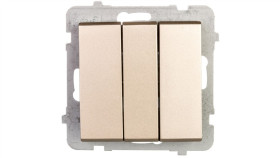 Sonata Łącznik Potrójny Szampański Złoty Łp-13R/M/39