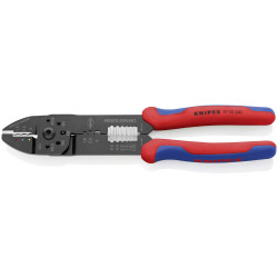 KNIPEX 97 22 240 SB Crimping Pliers Black Lacquered 240 mm