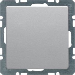 Zaślepka z płytką czołową, bez pazurków rozporowych, alu aksamit, lak