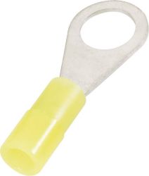 Końcówka oczkowa Maksymalny przekrój=6 mm² Średnica otworu=6.5 mm z częściową izolacją żółty Cimco 180054 1 szt.