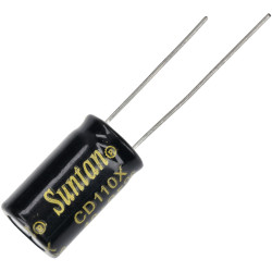 Suntan TS13DE1C102MSB0B0R 1000uF 16V &#x2B;/-20% 10*16mm P:5mm Radial Alum Elec Cap