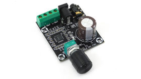 Moduł wzmacniacz audio 2x15W 12V PAM8610 z osprzętem