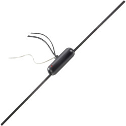 Renkforce Rf-5042648 Car Audio Universal Antenna With Amplifier Black