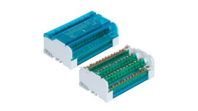 Blok Rozdzielczy 125A 500V 4P 11-Zaciskowy E.4077