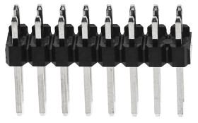 Złącze szpilkowe 16-pinowe raster: 2.54 mm Prosty 2-rzędowe RS PRO Otwór przelotowy 500 V Bez osłony