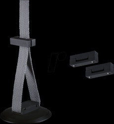 94623 ULine belt clamp, black, pack of two