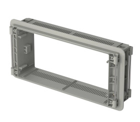 Bopla BC 7000 NG-L (79002110) - podstawa z wentylacja do montażu panelowego obudowy CombiCard 5000-7000 (351 x 169 x 68 mm, 3U 4