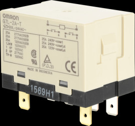 G7L2AT24AC Power relay G7L, 2 NO, 24 V AC, 2 A