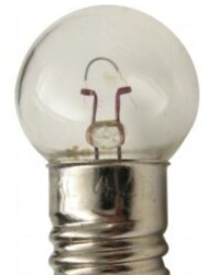 ŻARÓWKA E10 2,5V 0,3A 0,75W (E10-2V5) (ŻAR-E10-2V5)