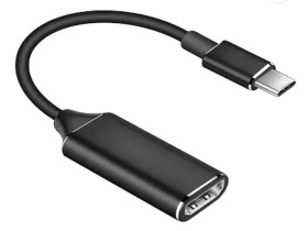 KABEL PRZEJŚCIE GNIAZDO HDMI - WTYK USB-C 0,2M (ZLHDMI-GN-USBC-02)