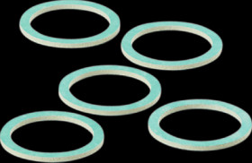 Flat seal, 5 piece, NBR, ID 21.3 mm for sensors, E43376