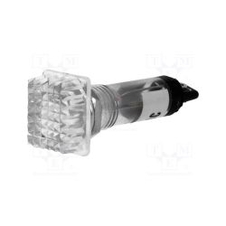 Kontrolka 12X16mm 230V biała na otwór 10mm / NSL-W