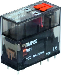 Przekaźnik miniaturowy 1P 16A 230V AC raster 5mm, wys. 25,5mm, do gniazd wtykowych RMP85-2011-25-5230-WTL 2615188