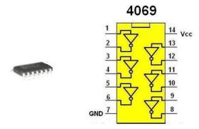 Układ scalony 4069SMD