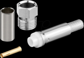 11792 FME female connector, crimp type, RG 58/U