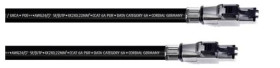 kabel LAN Cordial 15609, 1 szt., RJ45, CAT 6a, SF/UTP, 1.50 m, czarny