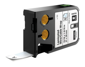 Opaski laminowane do drukarek XTL 21x39mm czarny na białym 1868705 /150szt./