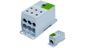 Blok Rozdzielczy Al/Cu 1-Potencjałowy 175A We 1X95-240Mm2 Wy 6X10-50Mm2...