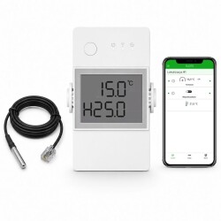 THR316D termostat WiFi z wyświetlaczem LCD i wgranym oprogramowaniem SUPLA zestaw z DS18B20