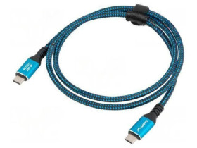 CA-CMCM45CU-0015BK Kabel USB 4.0 USB C wtyk z obu stron niklowany 1,5m pudełko