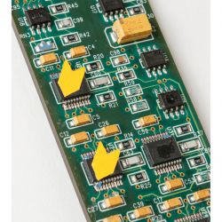 Strzałka inspekcyjna źółta (bez nadruku) 6,35 mm × 3,18 mm opakowanie 25 arkuszy = 14100 strzałek