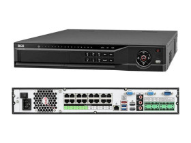 Rejestrator IP 16-kanałowy 12Mpx BCS-NVR1604-4K-P-III